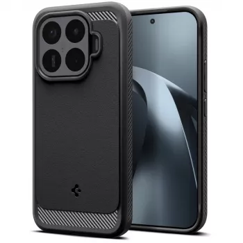 SPIGEN Rugged Armor hoesje voor Xiaomi 17T Pro, mat zwart, ACS11869
