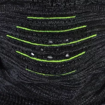BUFF DryFlx Pro balaclava - zwart, naadloze 4-way stretch, thermisch, reflecterend