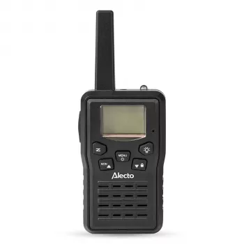 Alecto FR200BK walkie-talkie-set 2-pack, 10 km bereik, PMR446, zwart