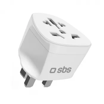 SBS Universele Reisadapter voor Groot-Brittannië - Wit