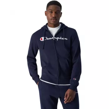Champion herenhoodie met volledige rits 220255 BS501, marineblauw, S