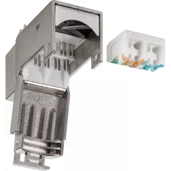 DS-IT CAT6 STP Keystone Jack Toolless RJ45 Module