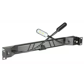 DSIT 19 inch zwanenhals-LED-lamp met dimmer - wit/blauw