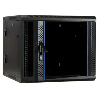 DSIT DS6609-DOUBLE omkeerbare wandmontage-serverkast met glazen deur, 600 mm breed