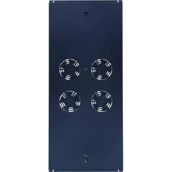 DSIT DS-FT120 dakventilatoreenheid voor 1200mm serverracks - 4 ventilatoren met thermostaat, 480 m³/h, 230V, zwart