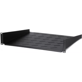 DSIT DS-FH2U450 2U vaste legplank voor 600 mm diepe wandkasten, 450 mm diep, zwart