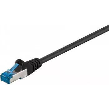 DSIT CAT 6a S/FTP LSOH netwerk-patchkabel, 15 m, zwart