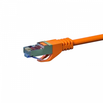 DSIT CAT 6a S/FTP LSOH netwerkkabel 1m oranje