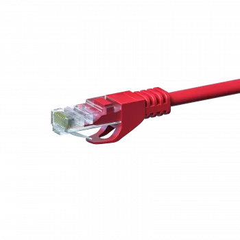 DSIT CAT 5e U/UTP netwerkkabel, 7,5 m, rood, CCA, RJ45