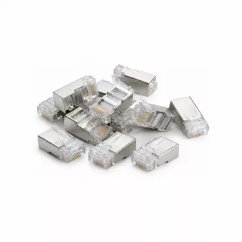 DSIT FTP RJ45 CAT5e netwerkstekker voor flexibele en massieve aders - 10-pack