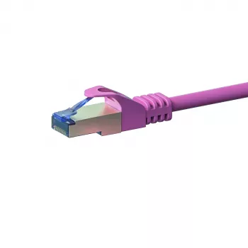 DSIT CAT 6a S/FTP LSOH netwerk-patchkabel, 15 m, roze