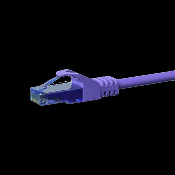 DSIT CAT6a ethernet-patchkabel, U/UTP, 100% koper, 1m, paars (DC-U6A8-010)