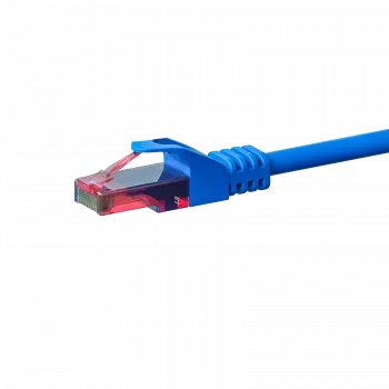 DSIT CAT6 U/UTP netwerk-patchkabel, 1,5 m, blauw, 100% koper, RJ45, Gigabit Ethernet