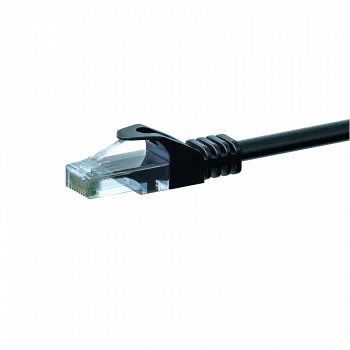DSIT CAT 6 U/UTP netwerk-patchkabel, 7,5 m, zwart, CCA, RJ45, 1 Gbit/s, 250 MHz