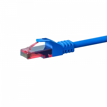 DSIT DC-64-001 CAT6 U/UTP netwerkkabel, 0,15 m, blauw, 100% koper