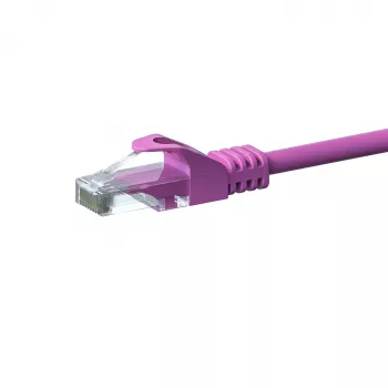 DSIT CAT 6 netwerkkabel U/UTP - 15 meter - roze - CCA (DC-C69-150)