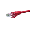 DSIT CAT5e U/UTP netwerk-patchkabel, 3 m, rood, 100% koper (DC-55-030)