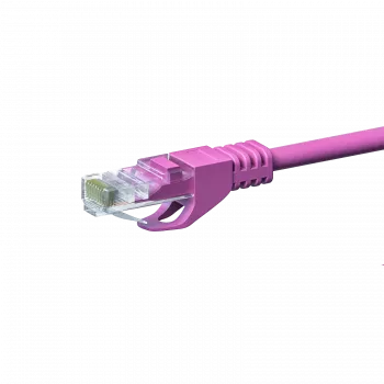 DSIT CAT 5e U/UTP netwerk-patchkabel 0,50 m roze CCA
