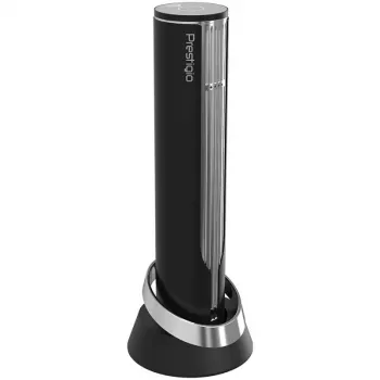 Prestigio Maggiore automatische wijnopener, zwart/zilver (PWO104SL)