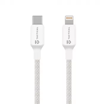 Tactical Stitch Thread USB-C naar Lightning-kabel, wit