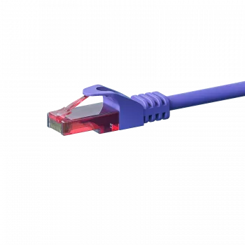 DSIT CAT6 U/UTP netwerk-patchkabel, 0,15 m, violet, 100% koper (DC-68-001)