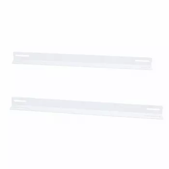 DSIT 19 inch rackrails voor 450 mm diepe wandkasten - wit