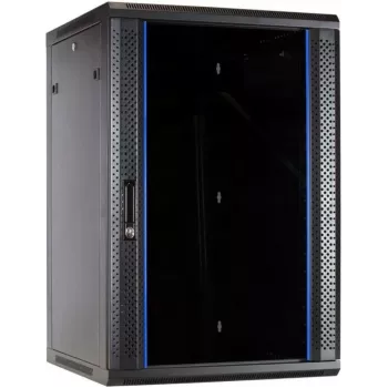 DSIT 22U wandmontage-serverkast met glazen deur 600x600x1100mm (DS6622-WAND)
