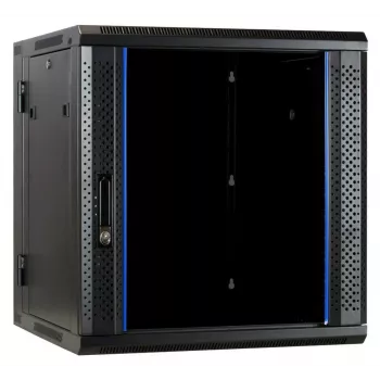 DSIT DS6612-DOUBLE omkeerbare wandmontage-serverkast met glazen deur, 600 mm breed