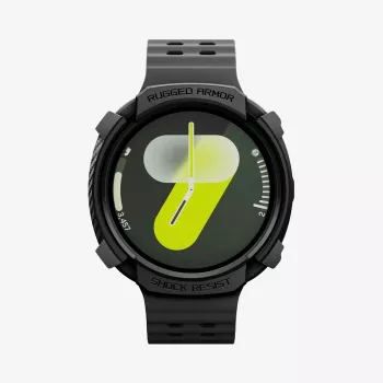 Spigen Rugged Armor hoesje voor Samsung Galaxy Watch 8 / 9 (44 mm), matzwart ACS10006