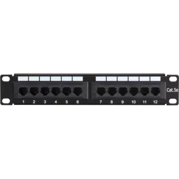 DSIT DS-10Patch5-12UTP 10 inch 12-poorts UTP CAT 5e patchpanel