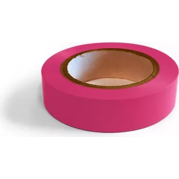 DSIT DC-Tape-Pink PVC-isolatietape, 19 mm x 10 m, paars, 600V, vlamvertragend