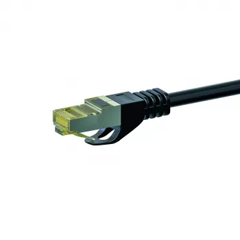DSIT Cat.7 S/FTP PiMF RJ45 netwerk-patchkabel, 30 m, zwart