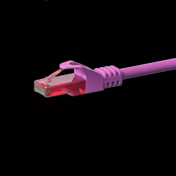 DSIT CAT6 U/UTP netwerk-patchkabel, 15 m, roze, 100% koper (DC-69-150)