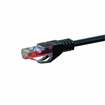 DSIT CAT6 netwerkkabel U/UTP 20m zwart 100% koper (DC-60-200)