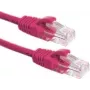 DSIT UTP CAT6a roze 100% koper patchkabel 0,25m DC-U6A9-002