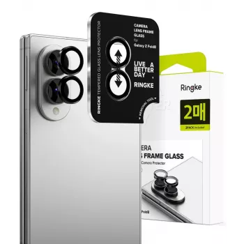 Ringke camera-frame 2-pack voor Samsung Galaxy Z Fold 8 - zwart