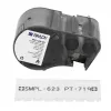 BRADY BMP51/BMP53/M511 zelflaminerend vinyl kabelmarkeringsetiket, wit/transparant, 38,1 mm x 25,4 mm, 160 etiketten/rol