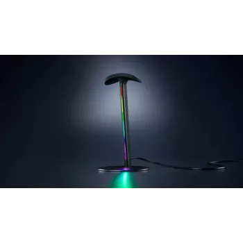 RAZER Base Station V3 Chroma RGB-headsetstandaard met 2-poorts USB-3.1-hub - zwart