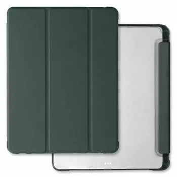 Mercury transparante achterkanthoes voor iPad Pro 11 M4 2024 / M5 2025 - donkergroen