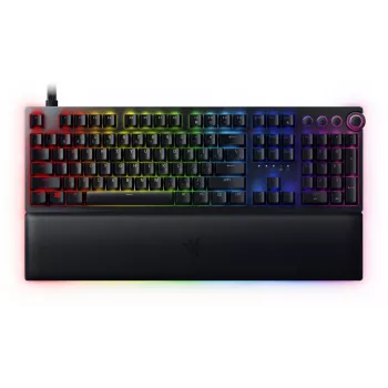 Razer Huntsman V2 bedraad gamingtoetsenbord, Analog Optical-switches, Scandinavische indeling, RGB, zwart (RZ03-03610600-R3N1)