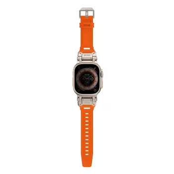 SKINARMA Titon armband voor Apple Watch Ultra 49mm oranje