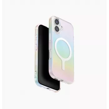 UNIQ Iridescia Magclick oplaadhoes voor iPhone 17 - Holo Quartz