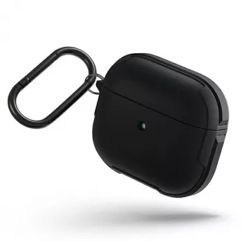 UNIQ Valencia Antimicrobial hoesje voor Apple AirPods 3e generatie - middernachtzwart