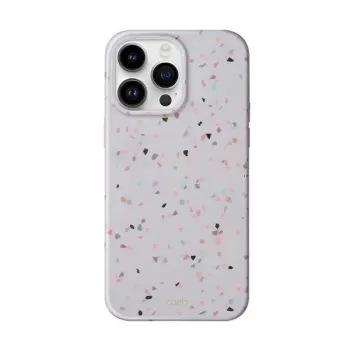 UNIQ Coehl Terrazzo hoesje voor iPhone 14 Pro Max, zandsteen