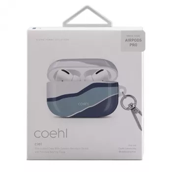 UNIQ Coehl Ciel beschermhoes voor AirPods Pro - Twilight Blue