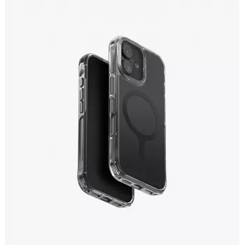 UNIQ LifePro Xtreme MagClick oplaadcase voor iPhone 17 - zwarte rand, transparante achterkant