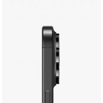 UNIQ Optix aluminium camera-lensbescherming voor iPhone 17 - zwart