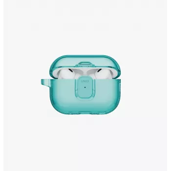UNIQ Glase Pro Lock hoesje voor AirPods Pro 3, Turquoise