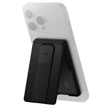 UNIQ Heldro ID magnetische portemonnee met standaard en polsband - middernachtzwart