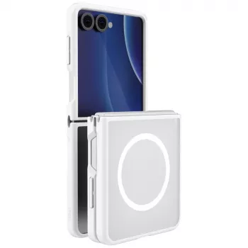 UNIQ Veren AF Magclick oplaadhoes voor Samsung Galaxy Z Flip8, Wit